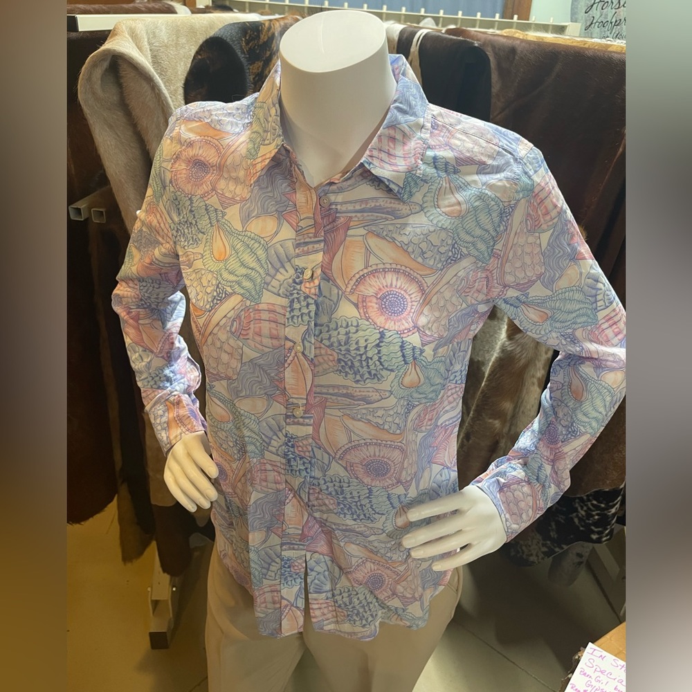 Talbots Small Floral Dress Top